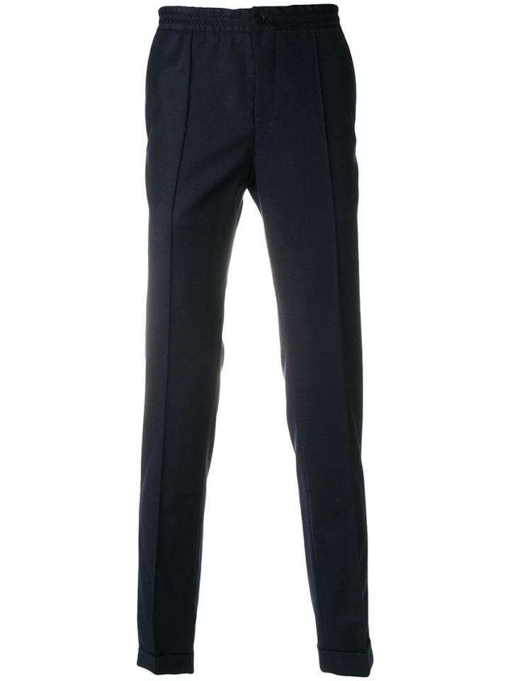 Fashion Clinic Timeless Tapered Trousers - Blue