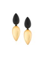 Monies Raindrop Shape Eaarings, Women's, Black