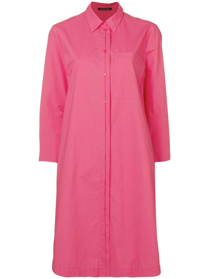 Luisa Cerano Mid-length Shirt Dress - Pink