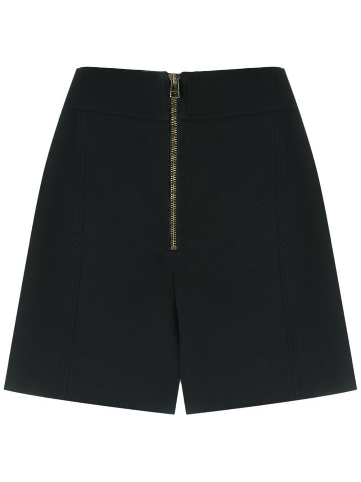 Talie Nk - Zipped Shorts - Women - Polyester/spandex/elastane/viscose - 36, Women's, Black, Polyester/spandex/elastane/viscose