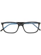 Saint Laurent Eyewear Sl308 Rectangular-frame Glasses - Black