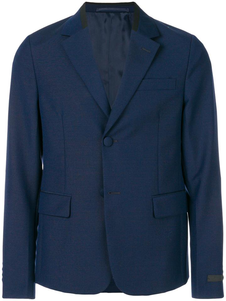 Prada Cuff Insert Blazer - Blue