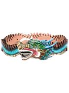 Gucci - Dragon Belt - Men - Calf Leather - 100, Blue, Calf Leather