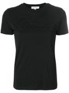 Carven Logo Appliqué Slim-fit T-shirt - Black