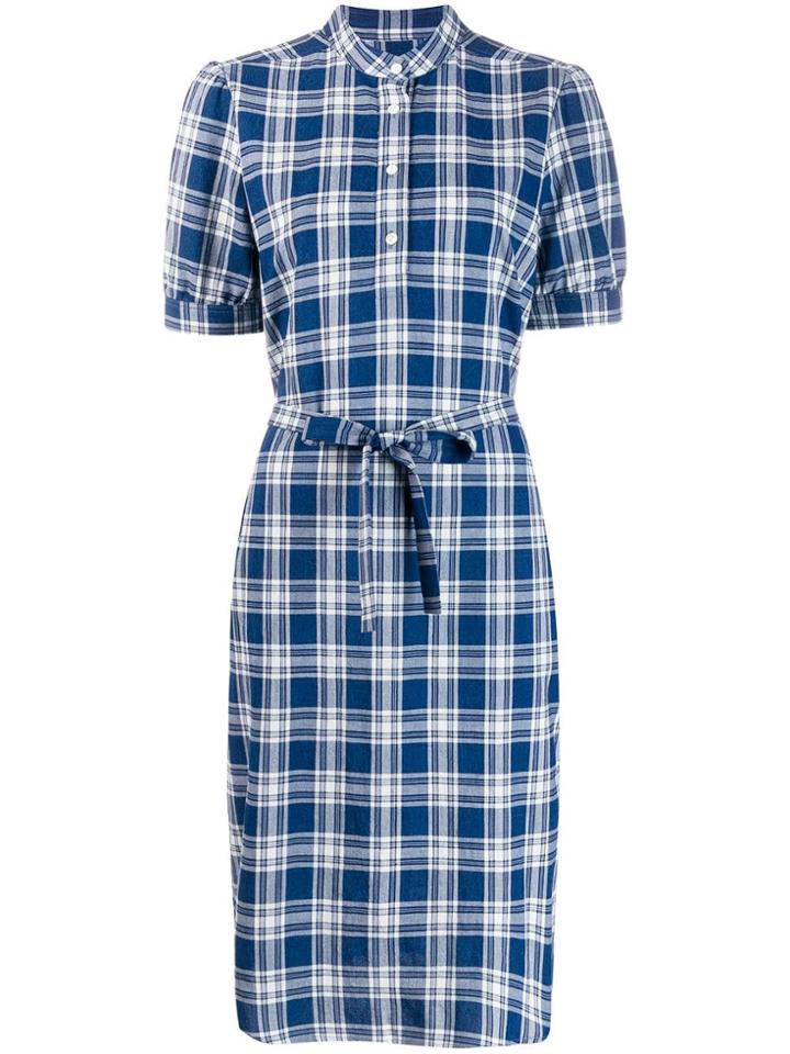 A.p.c. Checkered Shir - Blue
