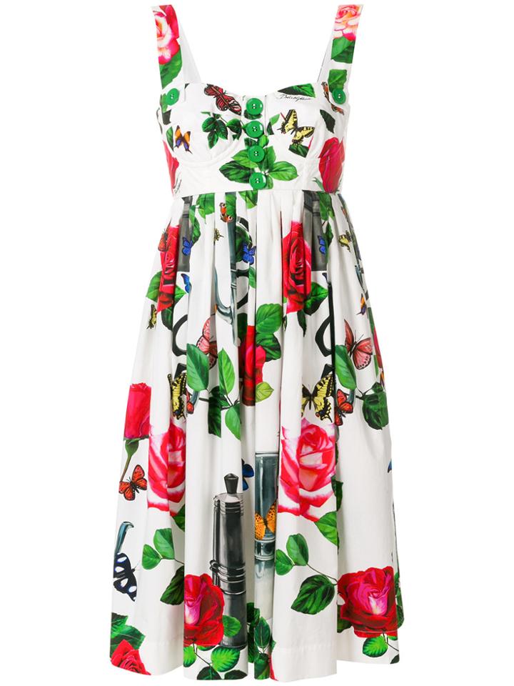 Dolce & Gabbana Floral Summer Dress - Multicolour