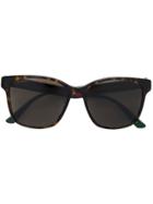 Gucci Eyewear Squared Sunglasses - Brown