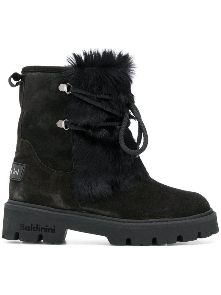 Baldinini Lace-up Ankle Boots - Black