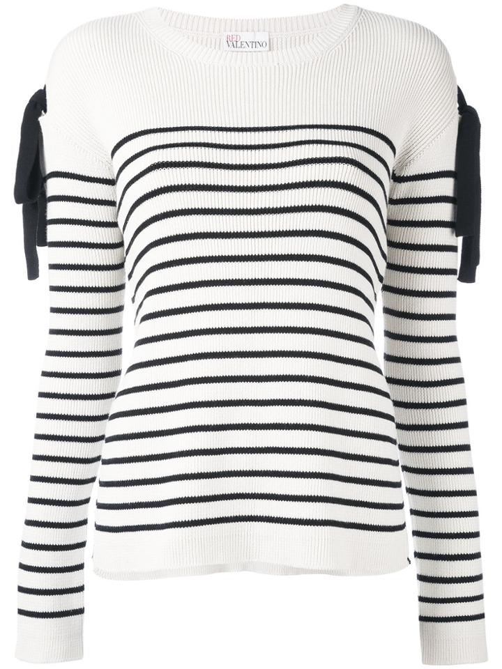 Red Valentino Striped Jumper - Nude & Neutrals