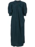 Lemaire Ruched Loose Fit Dress - Blue