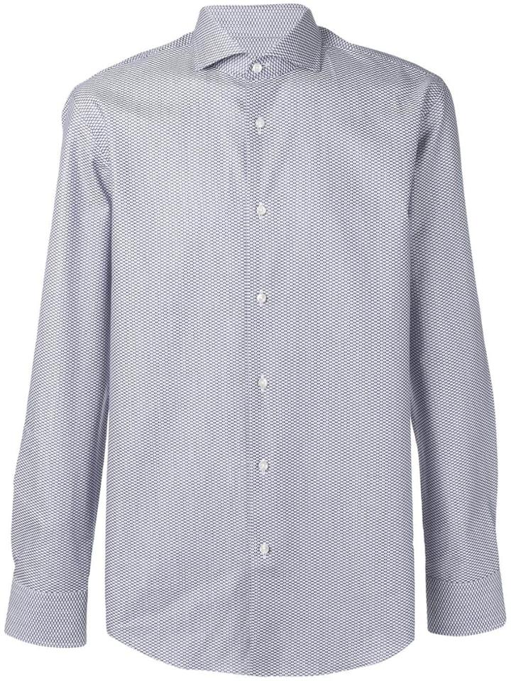 Boss Hugo Boss Spread Collar Shirt - Blue