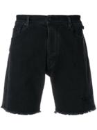 Zadig & Voltaire Distressed Style Shorts - Black