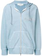 Golden Goose Deluxe Brand Love Dealer Zip-up Hoodie - Blue