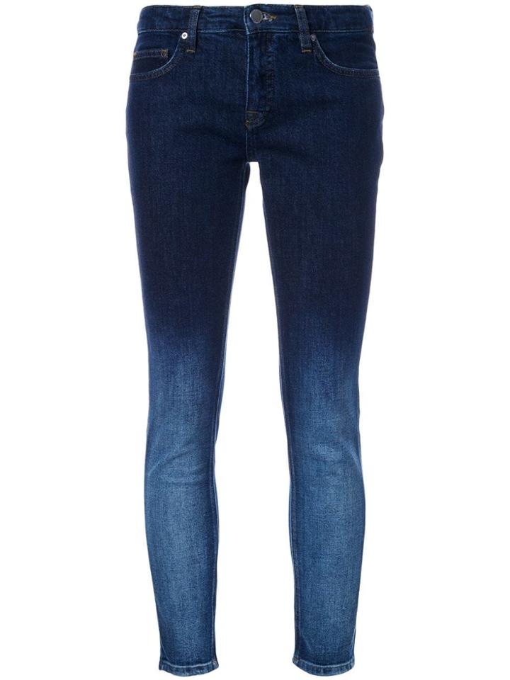 Victoria Victoria Beckham Degradé Skinny Fit Jeans - Blue