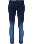 Victoria Victoria Beckham Degradé Skinny Fit Jeans - Blue
