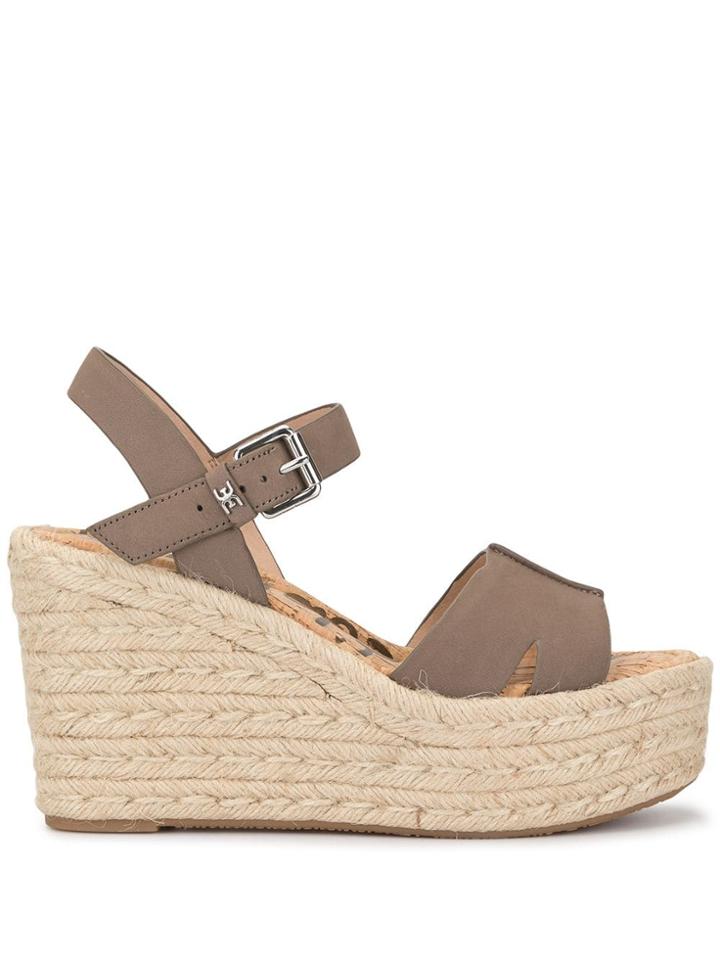 Sam Edelman Wedge Espadrilles - Brown
