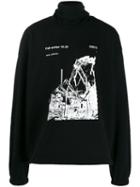 Off-white Roll Neck Sweatshirt - Black