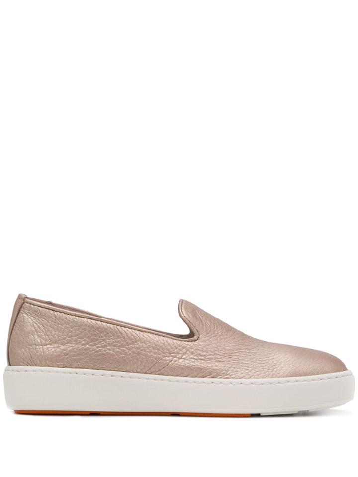 Santoni Slip-on Sneakers - Neutrals