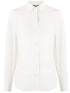 Rochas Pointed Collar Tailored Shirt - White