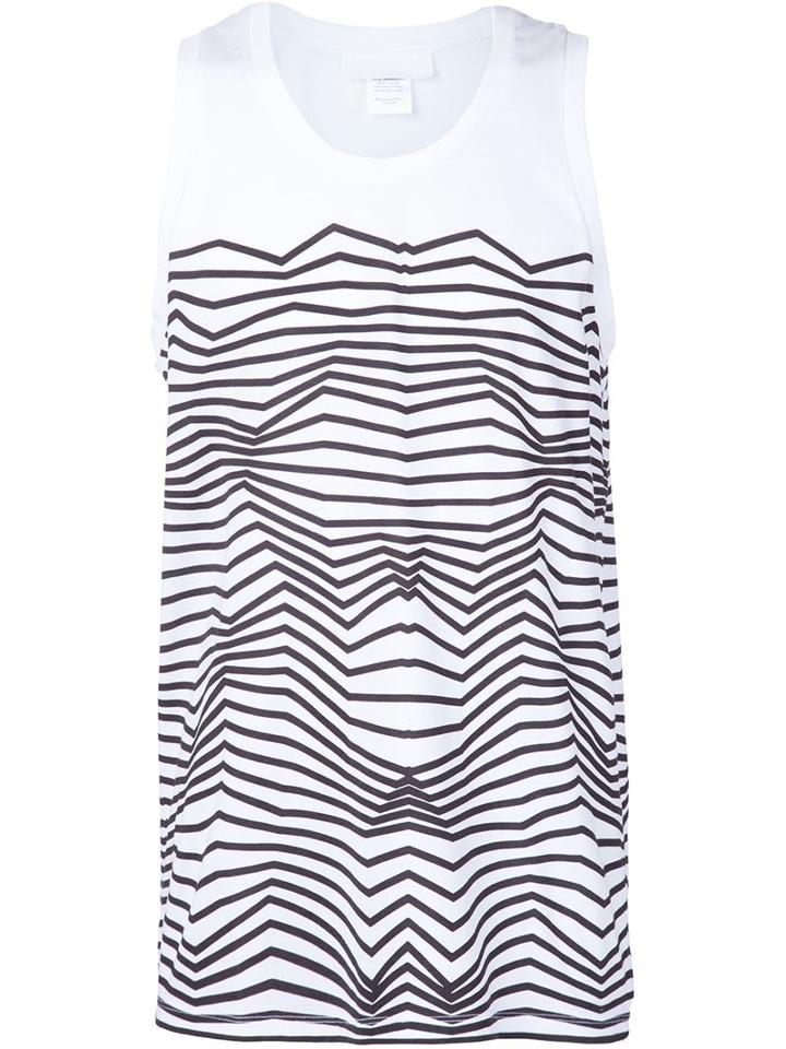 Neil Barrett Geometric Stripe Tank
