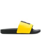 Y-3 Logo Slip-on Slides - Yellow & Orange
