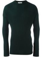 Ami Alexandre Mattiussi Oversize Crew Neck Sweater, Size: Small, Green, Merino