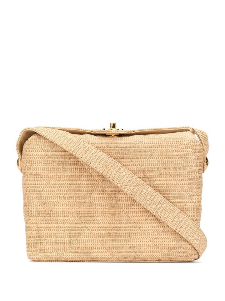 Chanel Pre-owned Diamond Quilted Shoulder Bag - Brown