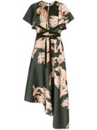 Johanna Ortiz Depetar De La Esencia Fish Print Dress - Green