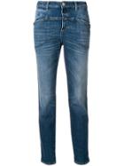 Closed Cropped Straight Leg Jeans - Blue