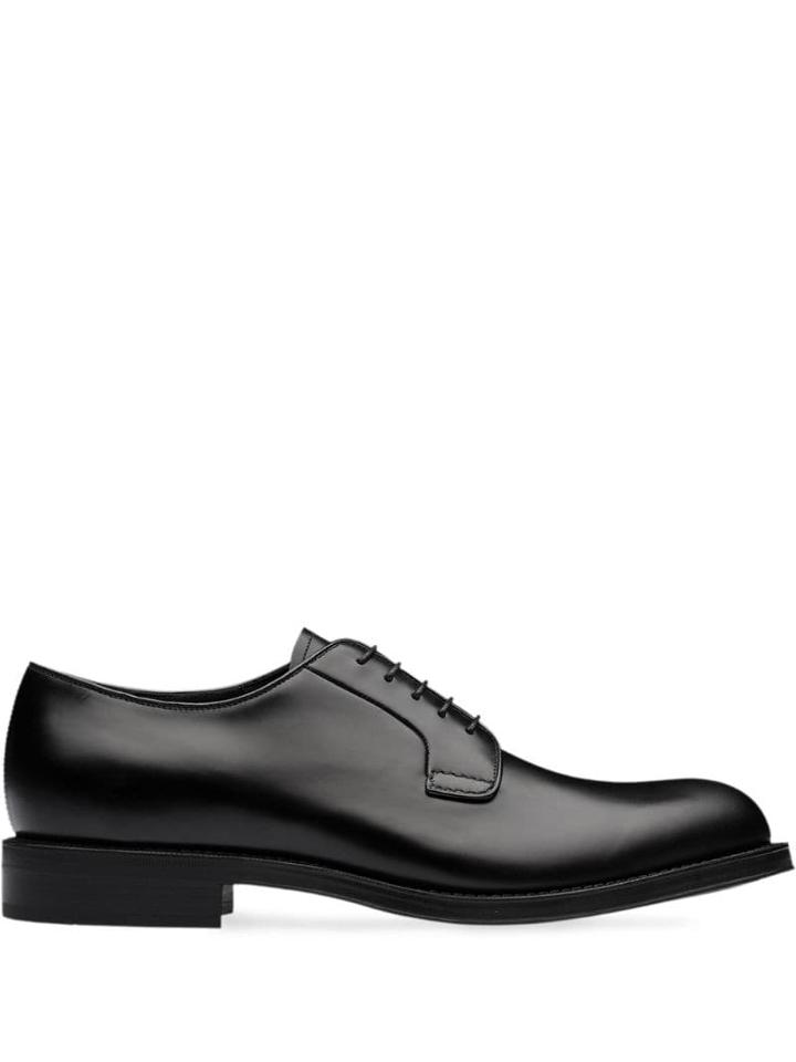 Prada Bright Derby Shoes - Black
