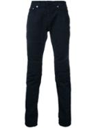 Neil Barrett Ribbed Knee Jeans, Men's, Size: 34, Blue, Cotton/polyurethane