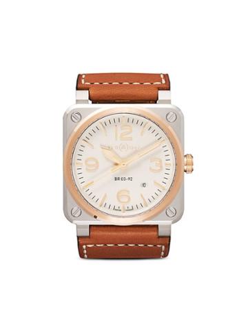 Bell & Ross Br03-92 Steel And Rose Gold 42mm - Opaline B Gold
