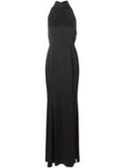Jason Wu Halterneck Evening Dress, Women's, Size: 8, Black, Silk/cotton/acetate/viscose