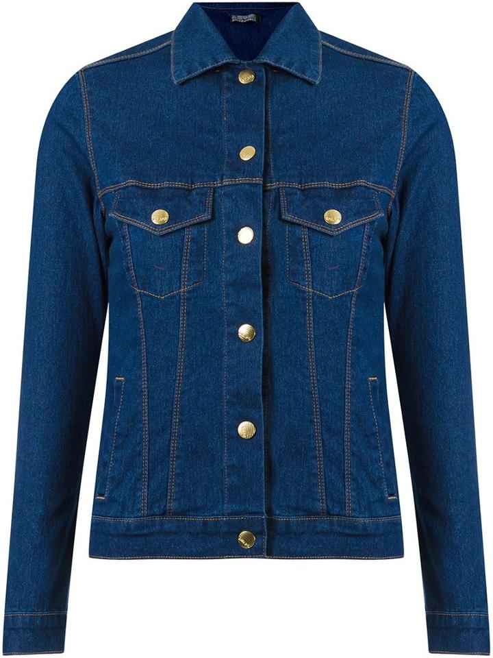Amapô - Denim Jacket - Women - Cotton/polyester/spandex/elastane - Pp, Blue, Cotton/polyester/spandex/elastane