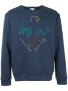 Paul & Joe 'eagle' Sweatshirt, Men's, Size: Large, Blue, Cotton/polyester
