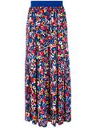 Love Moschino - Floral Long Skirt - Women - Polyamide/polyester/spandex/elastane/viscose - 40, Polyamide/polyester/spandex/elastane/viscose
