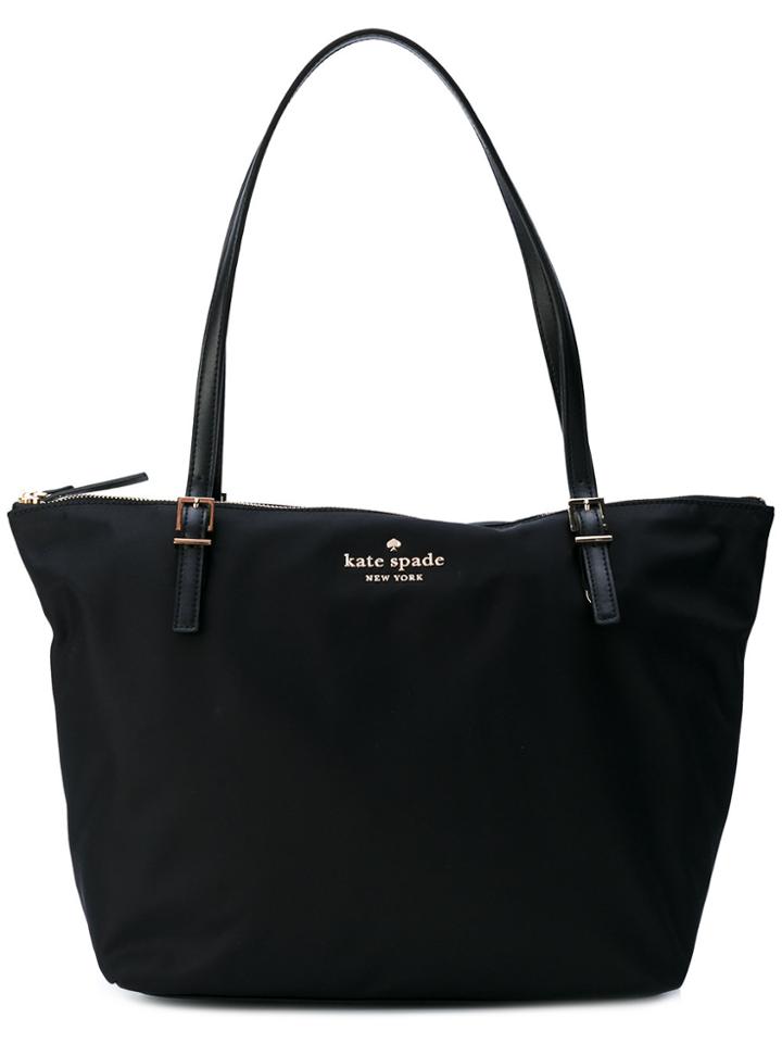 Kate Spade Logo Print Tote Bag - Black