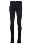 Gucci Butterfly Embroidered Skinny Jeans, Size: 25, Black, Cotton/polyester/spandex/elastane