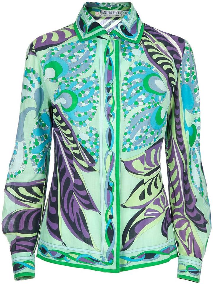 Emilio Pucci Vintage Vintage Cotton Blouse