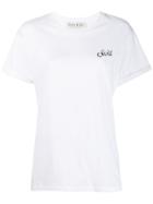 Être Cécile Eiffel Tower Print T-shirt - White
