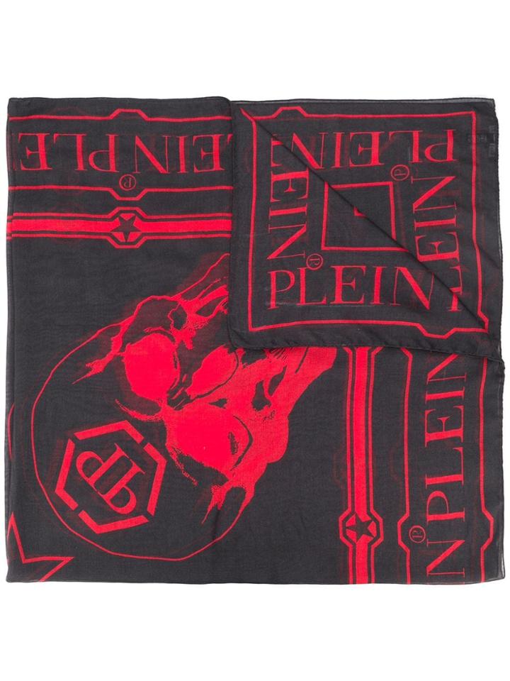 Philipp Plein Skull Scarve - Black