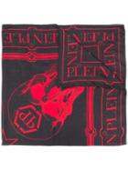 Philipp Plein Skull Scarve - Black
