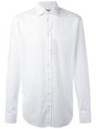 Armani Collezioni Plain Shirt, Size: 43, White, Cotton