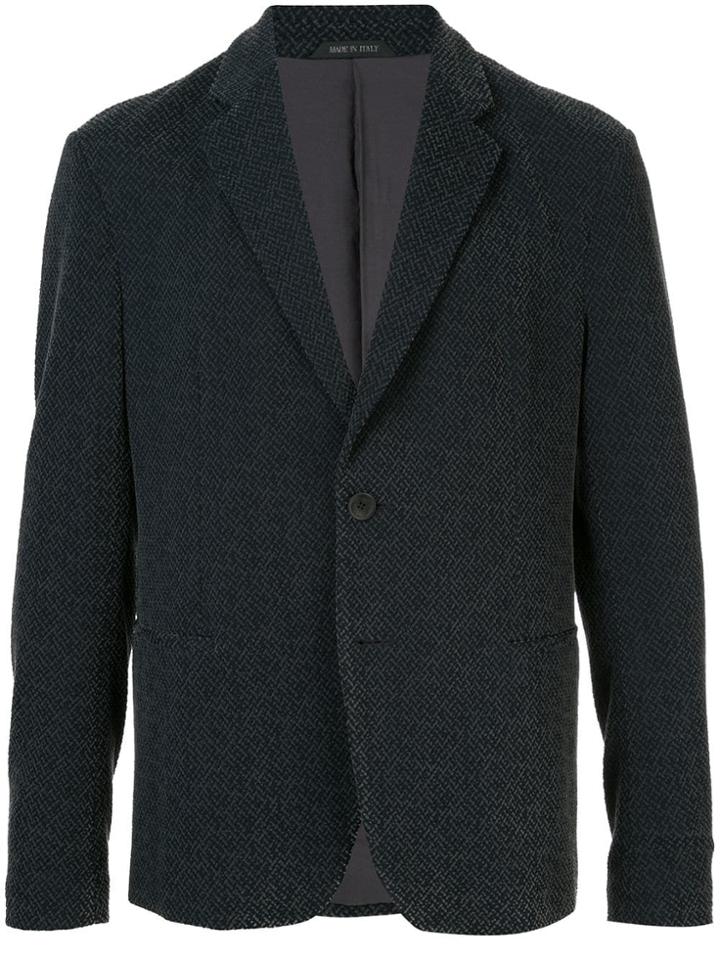 Giorgio Armani Casual Fit Blazer - Black