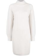 Nude Basic Knitted Dress - Nude & Neutrals