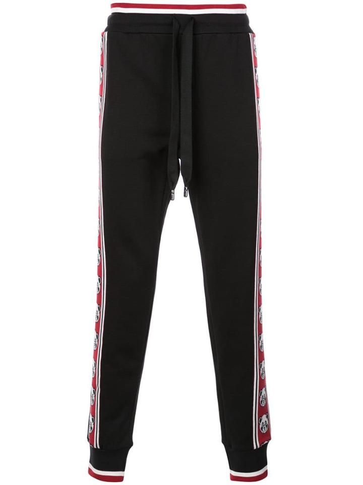 Dolce & Gabbana Regular Track Trousers - Black