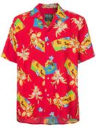 Gitman Vintage Hawaiian Print Shirt - Red