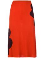 Marni Ribbed Knitted Skirt - Yellow & Orange