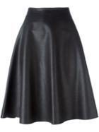 Roberto Collina Flared Skirt, Women's, Size: Xs, Brown, Polyester/polyurethane/viscose