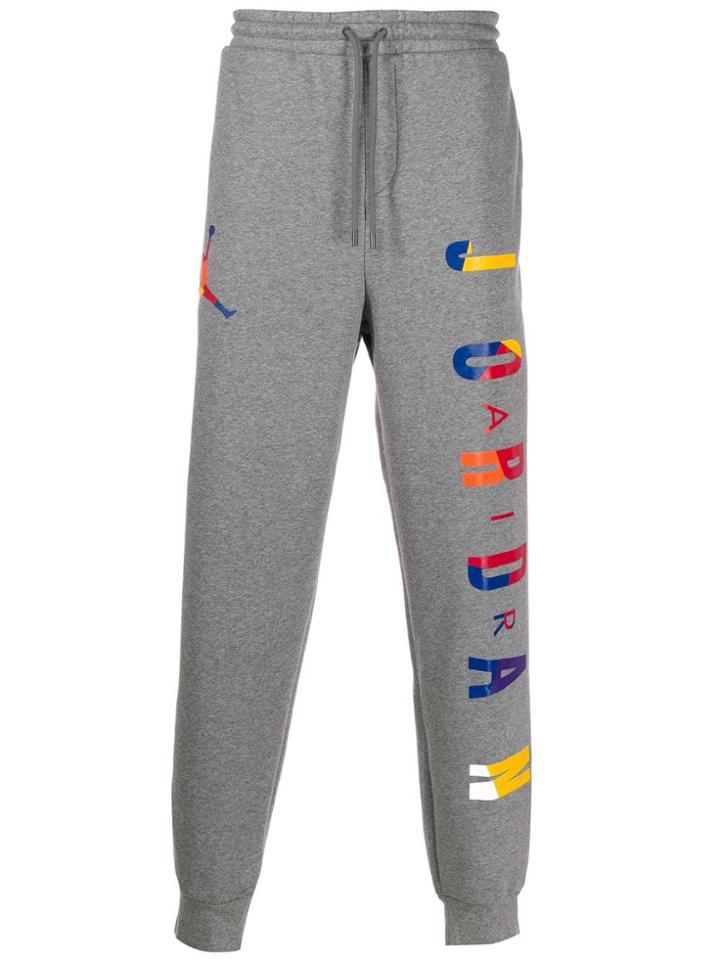 Nike Air Jordan Print Track Trousers - Grey